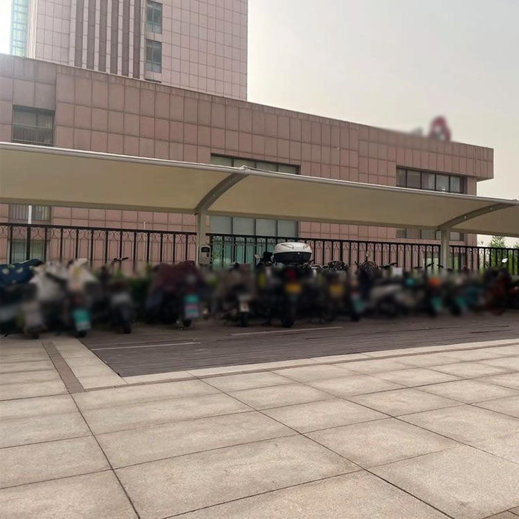 项城市膜结构电动车棚