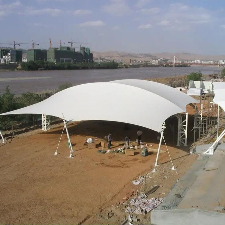 项城市膜结构汽车棚